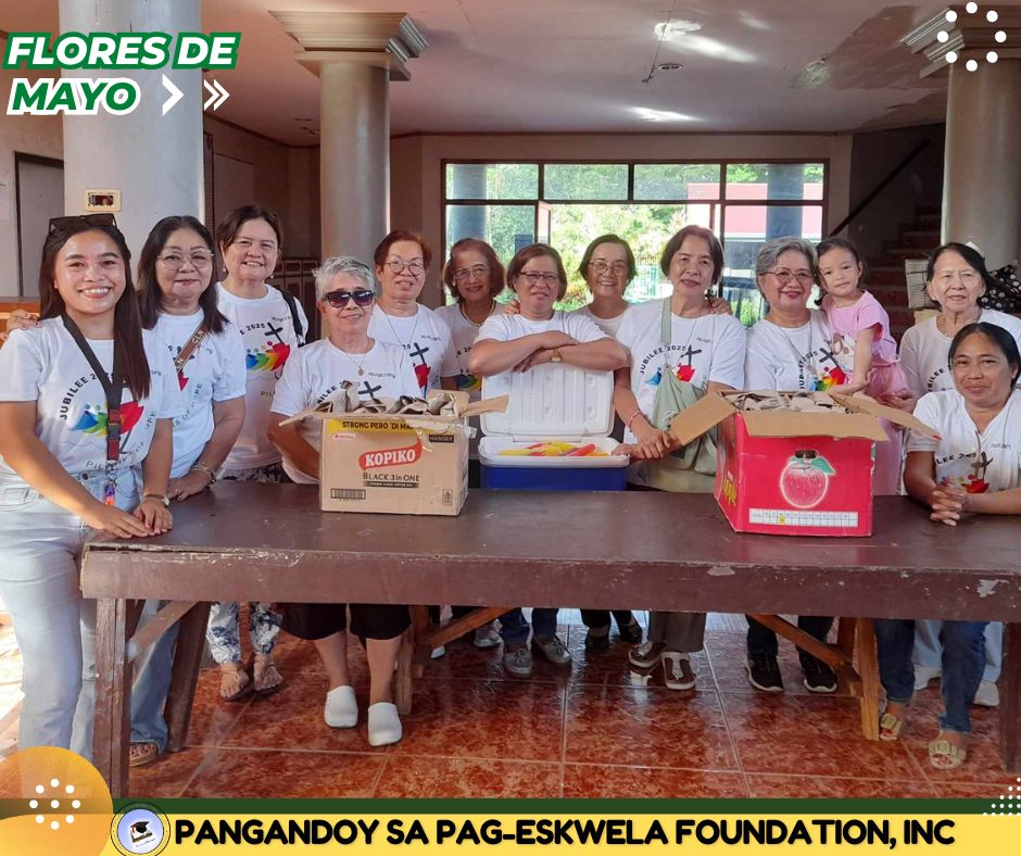 🌸 Blossoms of Faith: Pangandoy Sa Pag-Eskwela Sponsors Flores de Mayo! 🌸